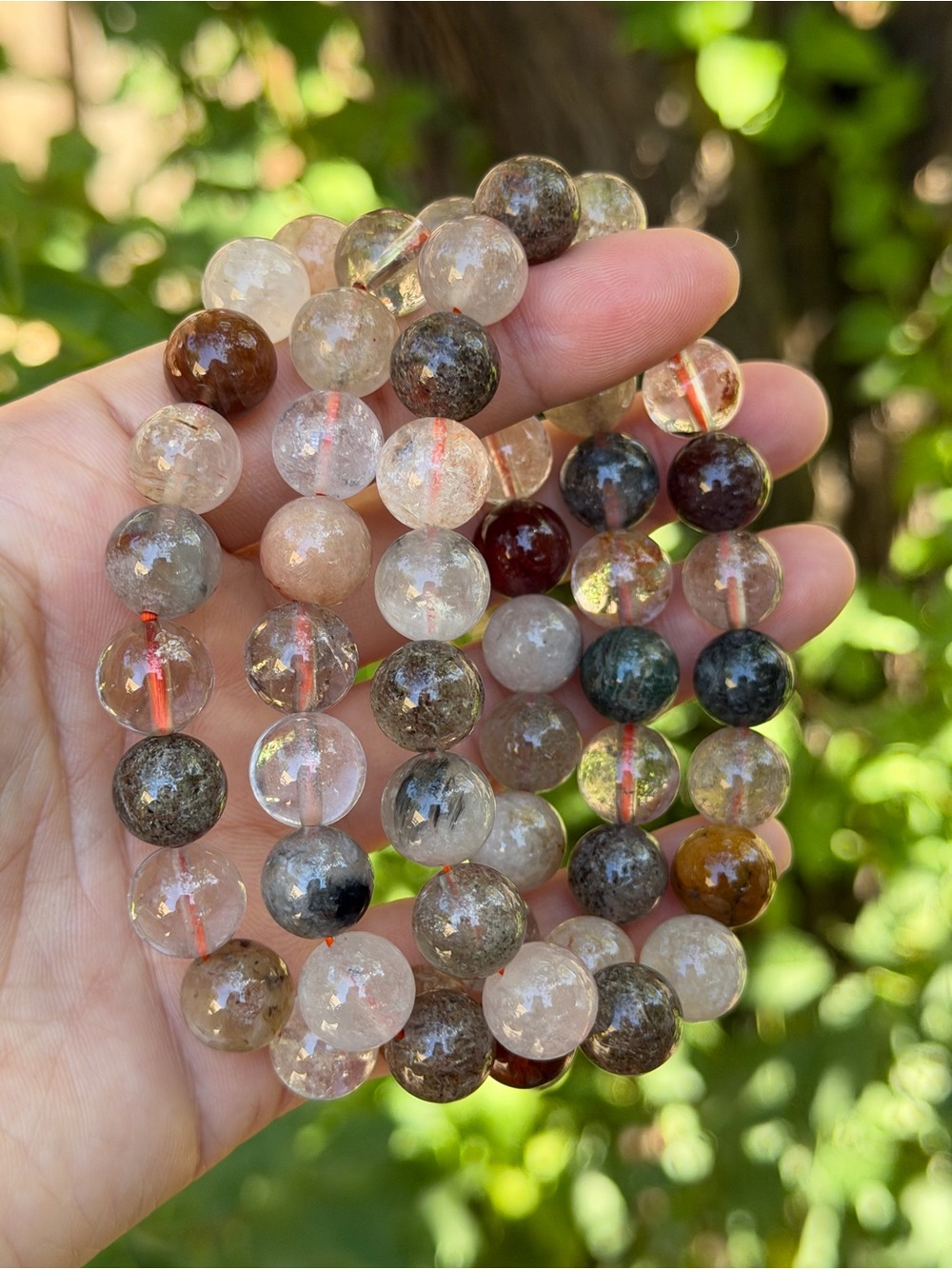11mm Stretchable Multistone Crystal Bracelet 1268 View 6